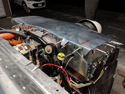 Tweaking the back edge of the plenum top