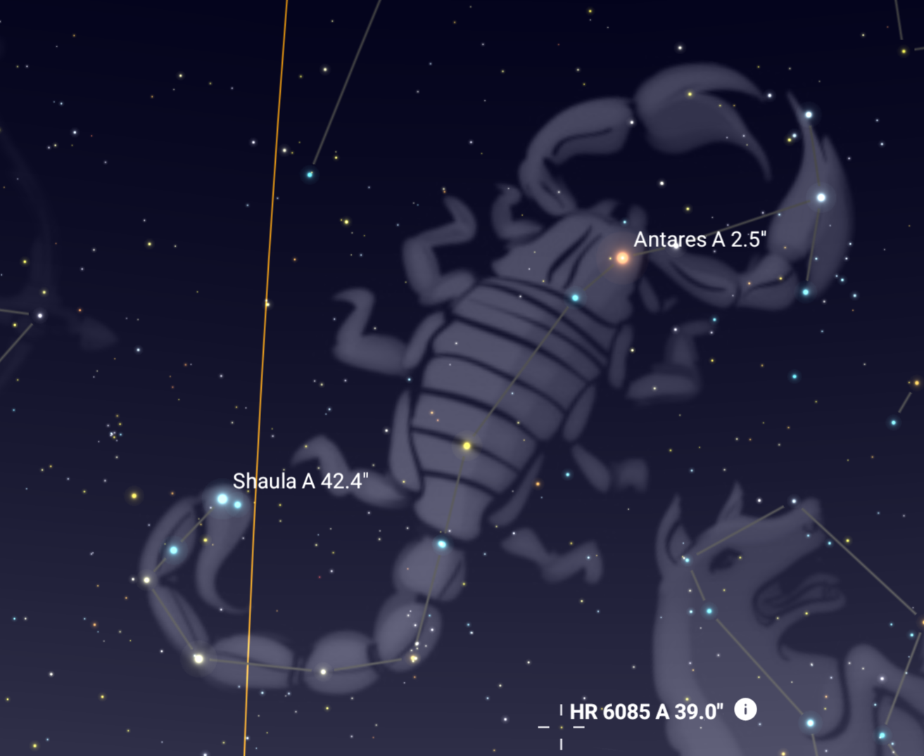 Constellation Scorpius
